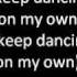 Dancing On My Own Robyn LYRICS