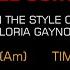 Gloria Gaynor I Will Survive Karaoke