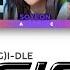 G I DLE 여자 아이들 Vision Color Coded Lyrics HAN ROM ENG