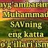 Paygʻambarimiz Muhammad S A V Haqlarida Nima Bilasiz 30 Savol