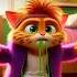 МИНУС ЗУБЫ в нейросети МАКАРОН кот мультик Cats Cartoon юмор нейросеть ии Aiart Aicat
