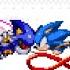 SONIC OVA CLIP Sonic Vs Metal Sonic Sprite Animation