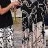 Dennis Basso Printed Caviar Crepe Dress With Asymmetric Hem On QVC