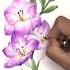 Watercolorpainting Flowerart Art Freesia Speedpaint Watercolortimelapse Newvideo Artprocess