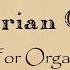 Gregorian Chant For Organ