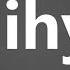 How To Pronounce Mihye