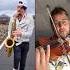 Remix With Daniele Vitale Sax Sax Meets Violin Dangerous By Davidguetta Violin Saxophone