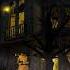 Spooky Halloween Ambience Night Rain 8 Hours I Haunted House Thunder Rain
