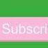 Subscribe Button Pink W Notification Bell Green Screen