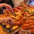 Скрытый рынок на востоке Китая пир тушёного мяса свежие морепродукты и сочные тропические фрукты
