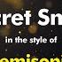 Semisonic Secret Smile Karaoke Version From Zoom Karaoke