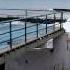Крым Алушта 07 03 2015 Шторм на море Чайки кружат Море