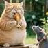 Cat And Mouse A Sad Day For The Fat Cat Never Underestimate Your Opponent Cat Funnycat Cute