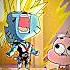 Gumball Transforming Into Super Saiyan Gumball Goku Supersaiyan Dragonball Animaxeditz