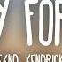 The Weeknd Kendrick Lamar Pray For Me Lyrics