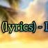 Fairytale Lyrics Liquideep LiquideepVEVO