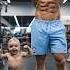 Haaland And His Baby In The GYM Haaland Funny Shorts Fyp