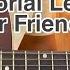 XXXTENTACION What Are You So Afraid Of Easy Guitar Tutorial Lesson Chords