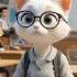 The Cat Returns Home After A Long College Day Poorcats Topcatanimated