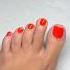 Red Nails For Summer Rubber Base From Silk Shine Nails Website Nails Diynails Nailtutorial