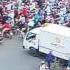 Rush Hour Traffic With Motorcycle In Ho Chi Minh City Vietnam