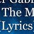 Peter Gabriel Shock The Monkey Lyrics HD