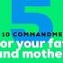 MCKiDS The 5th Commandment Honor Your Father And Mother