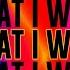 What I Want