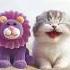 Kucing Lucu Tertawa Melihat Gummy Ungu Bentuk Singa Tikus Buaya Monyet Catcute Lucu