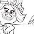 Coloring Trollstopia Poppy Branch Surprising Gust Episode Trolls Coloring Book Page Markers