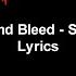 Wait And Bleed Slipknot Lyrics Video HD 4K