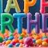Happy Birthday Song With Sparkling Text Effects Eye Catching Visuals And Cheerful Music