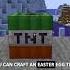 Lighting An Easter Egg On Fire In Minecraft