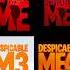 Evolution Of DESPICABLE ME Opening Titles