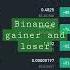 Binance Gainers And Losers Crypto Charts Crypto Coins Snm