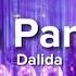 Dalida Gigi In Paradisco Paroles Lyrics