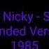 Nicky Nicky Souvenir Extended Version 1985 Italo Disco