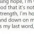 Kathy Mattea Love Is My Last Word Lyrics