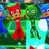 PJ Masks Owlette Gekko Owlette Gekko X Dance Song Tiles Hop 106 Shorts Viralvideo