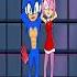 Sonic And Amy Story 1 2 3 4 Sonic Vs Amy Dance Animatronics Dance Shorts Dance
