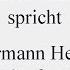 Hermann Hesse Stufen 1941 II