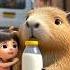 Capybara Can You Give Me Another Sip Of Milk Cute Top1 Capybara Trendingshorts