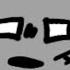 кот нюхает камеру но это 2D