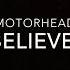 I Don T Believe A Word Motörhead Lyrics