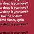 Calvin Harris Disciples How Deep Is Your Love Speed Up Lyrics