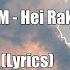 BEHM Hei Rakas Lyrics
