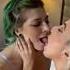 Very Hot Lesbian Tongue Kissing