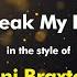 Toni Braxton Unbreak My Heart Karaoke Version From Zoom Karaoke