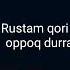 Rustam Qori Tursunov Oppoq Durra