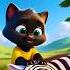 Котёнок ищет маму в нейросети Cats Dalle3 Chatgpt Aiart Aicat юмор мем нейросеть кот ии